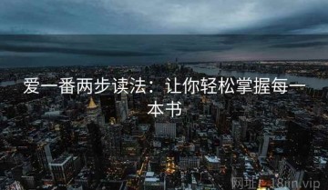 爱一番两步读法：让你轻松掌握每一本书